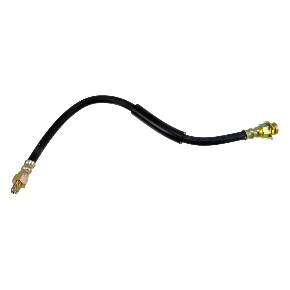 16 in. Front Driver Side Brake Hydraulic Hose for 1965-1966 Ford Mustang, Black -  BallsBeyond, BA360740