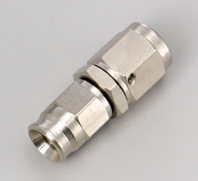 Hose End Straight Adapter of -3AN, Blue