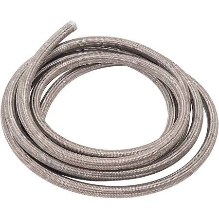 0.43 in. x 3 ft. Straight -8 AN with Precut Hose End, Blue