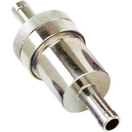 0.37 in. Performance Fuel Gas Filter, Chrome