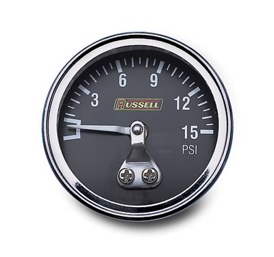 Analog Non-Liquid Fuel Pressure Gauges, Blue