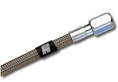12 in. Straight -3AN to -3AN Competition Brake Hose Assembly, Blue