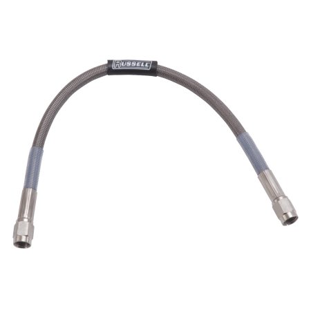 24 in. Straight -3AN to -3AN Competition Brake Hose Assembly - Blue