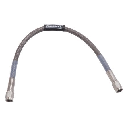 36 in. Straight -3AN to -3AN Competition Brake Hose Assembly, Blue