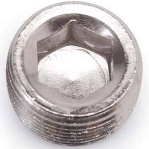 0.5 in. Aluminum Allen Socket Pipe Plug, Blue