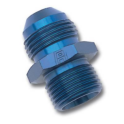 R62-670530 16 mm x 1.5 Adapter Fitting Flare to Metric Adapter, Blue