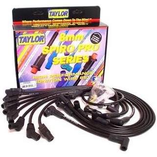 T64-74072 8 mm 8 Cycle Spiro-Pro Universal Spark Plug Wire Sets for 2003-2007 Ford E250, Black