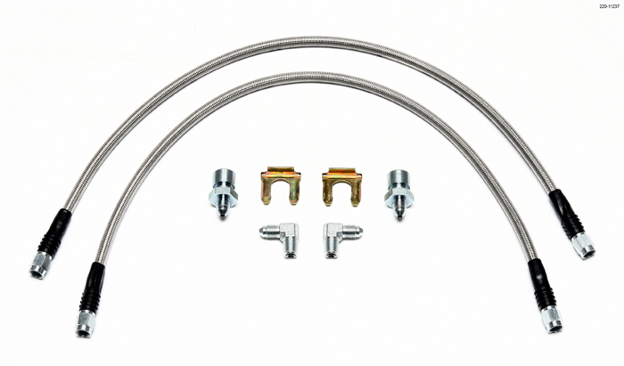 0.37 in. 24 Female Flexline Brake Line Kit