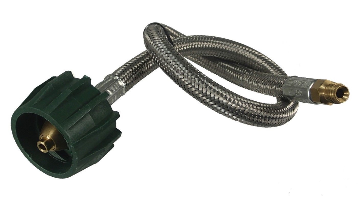 36 ft. RV Stianless Steel Overbraid Pigtail Propane Hose