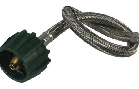 20 ft. RV Stainless Steel Overbraid Pigtail Propane Hose