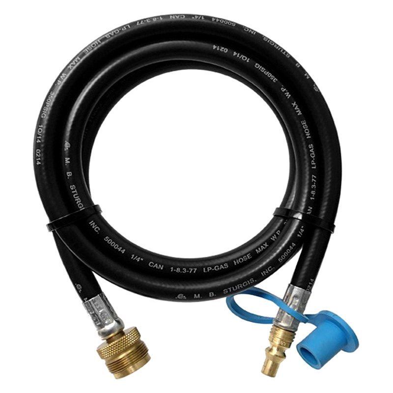 M7L-0047672PKG 72 ft. Male Swivel Model 250 Male Quick Disconnect Plug Propane Hose