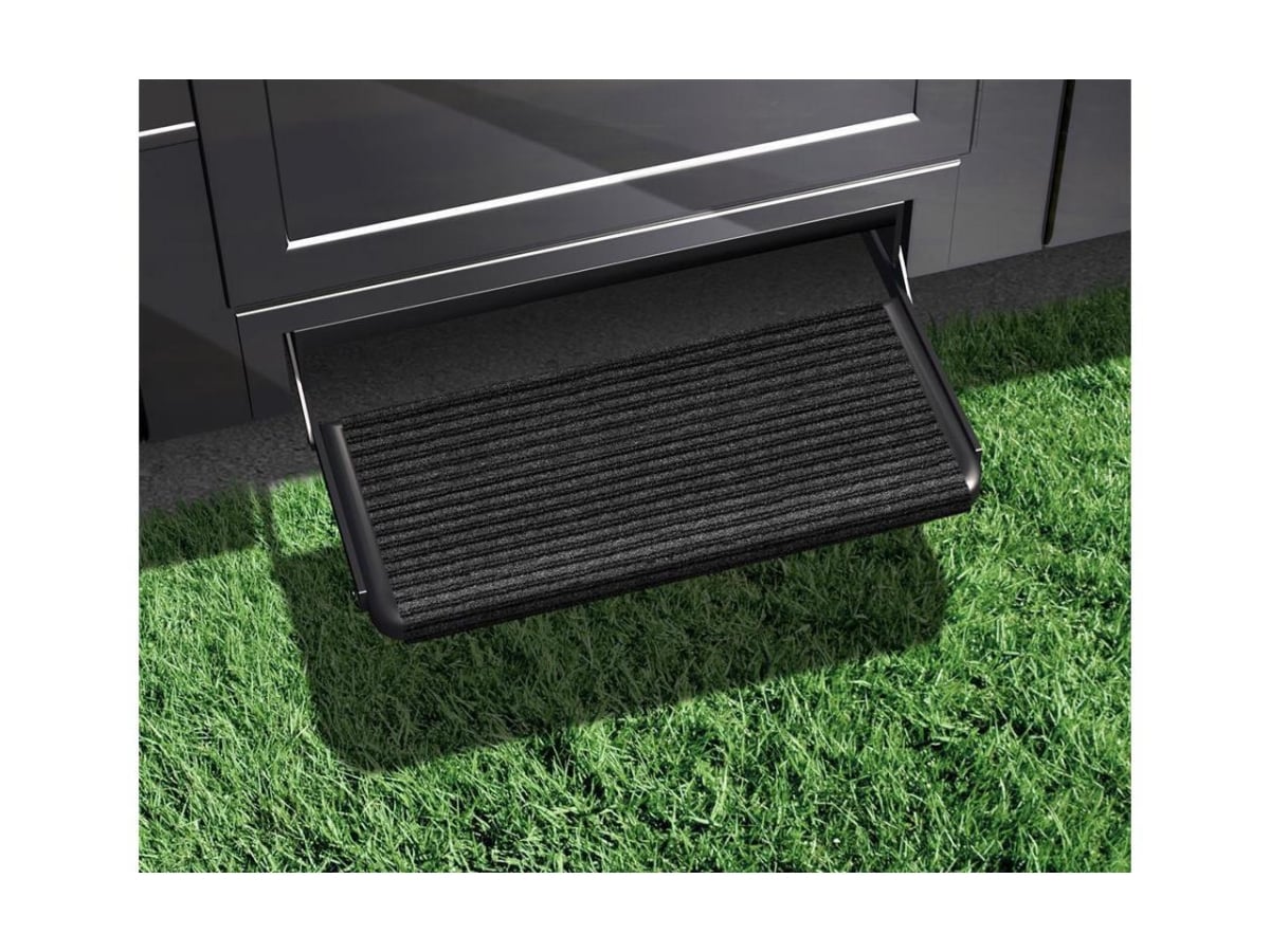 Prest-O-Fit Universal RV Step Rug, 22", Coffee Brown Made in USA | Camping World