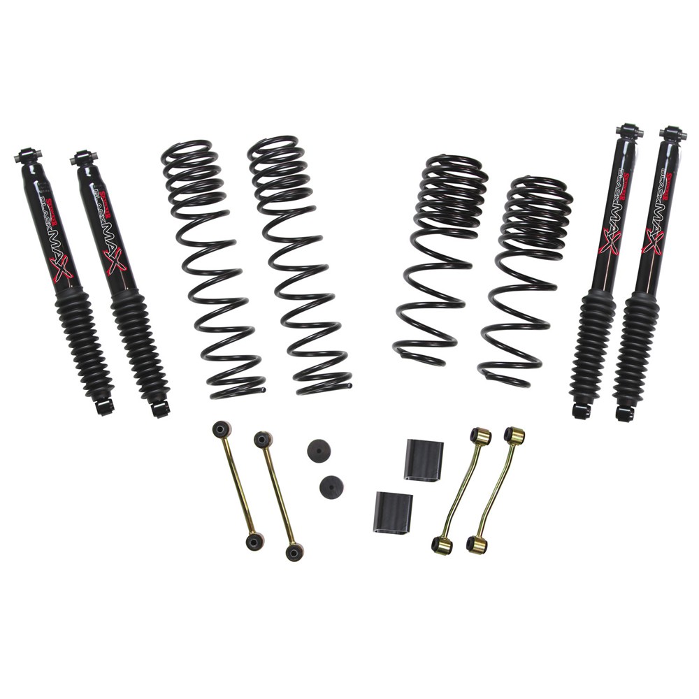 2 - 2.5 in. Non-Rubicon Model Coil Spring Lift Kit with Black MAX Shocks