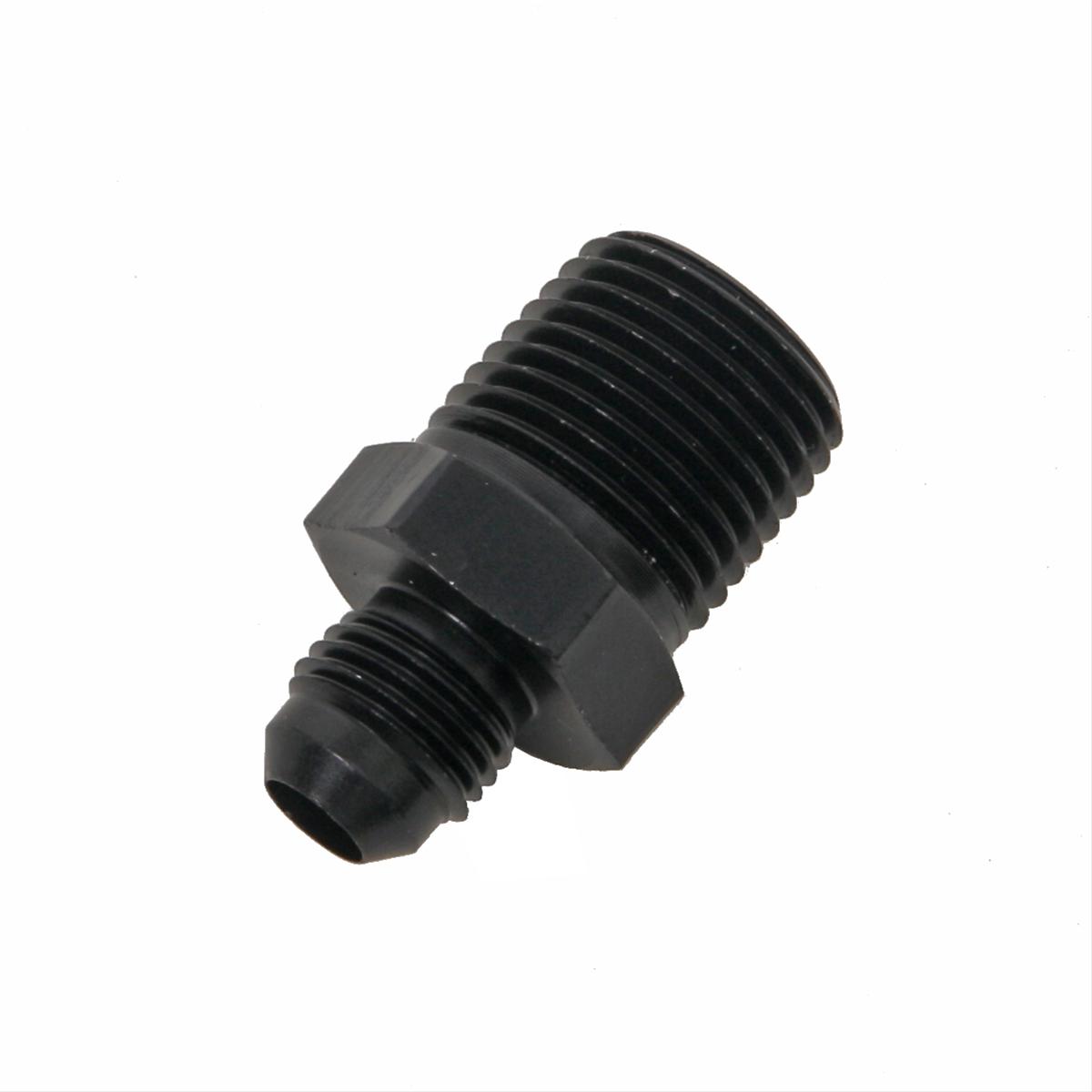 ProClassic -6 AN to 0.5 in. NPT Adapter Fittings - Black