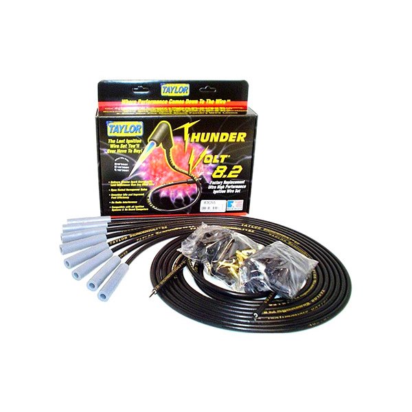 T64-83055 8.2 mm Thundervolt Performance Ignition Wire Set, Black
