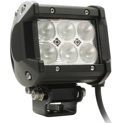 Grote Perlux G17-BZ5515 12-30V Forward Lighting Square LED Work Lamp, Black Powder Coated