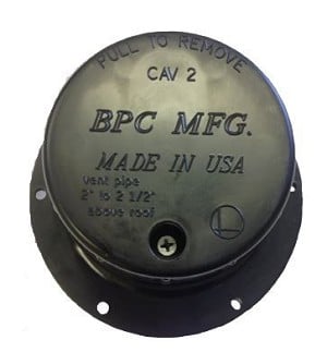 L64-74559 1.5 in. Sewer Vent Cap, Black