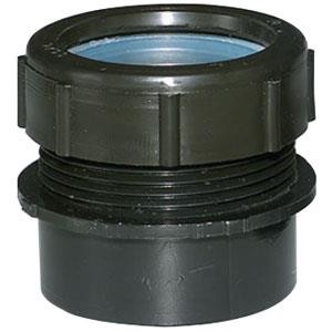 1.5 x 1.25 in. Fitting Trap T-Piece Adapter, Black