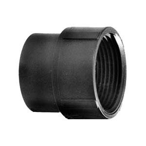 L64-632803 3 x 3 in. Sewer Waste Valve Fitting Adapter, Black