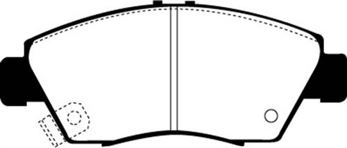 Front Brake Pad Set for 2002-2006 Acura RSX