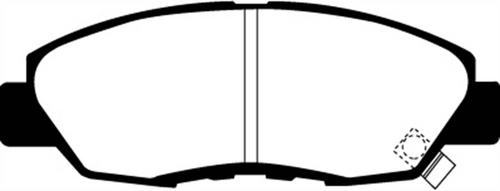 Front Brake Pad Set for 1996-2014 Honda Civic