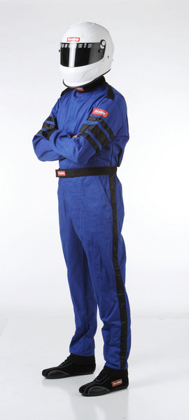 110025 SFI-1 1-L Blue Driving Suit, Large