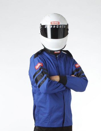 111027 SFI-1 1-L Blue Driving Jacket, 2XL