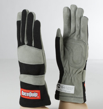 351002 1 Layer SFI-1 Black Glove, Small