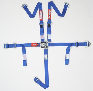 709029 JR L & L 5 Point Harness Set, Blue