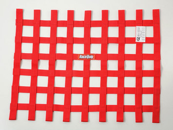 725015 18 x 24 in. SFI Ribbon Window Net, Red