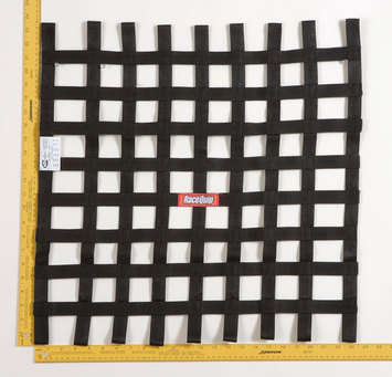 726009 24 x 24 in. SFI Black Ribbon Net