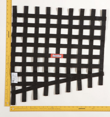 729005 18 x 23 in. SFI Black Ribbon Net
