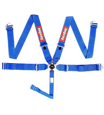 741021 SFI 5-Point Camlock Lap Belts, Blue