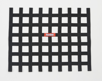 721005 18 x 24 in. Non SFI Ribbon Black Window Net