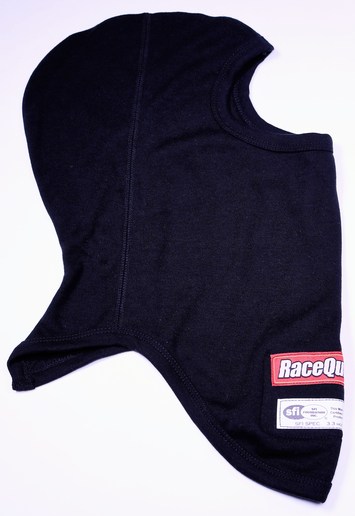 433992 SFI 3.3 Fire Retardant Two Layer Hood, Black