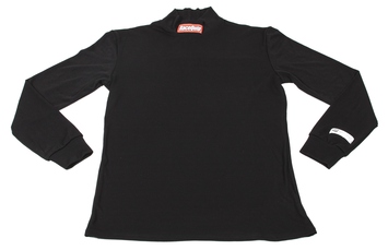 421995 SFI 3.3 Fire Retardant Underwear Top, Black - Large
