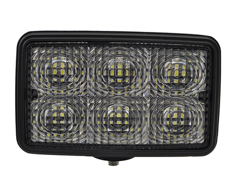 Grote Perlux 63611 Trilliant Mini Flood, Hardwired LED Clear Work Lights -Black