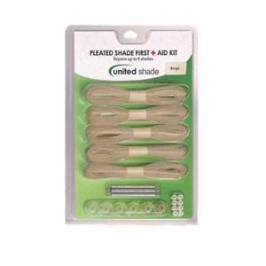 650004 Pleated Shade First Aid Kit, Beige