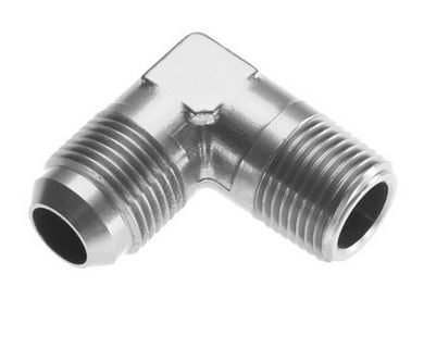 82206085 0.37 in. AN to NPT Adapter, Clear