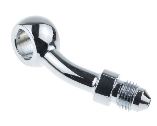 323503 10 mm Straight Banjo Fitting, Stainless Steel
