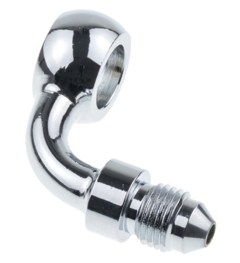 329003 10 mm Straight Banjo Fitting, Stainless Steel
