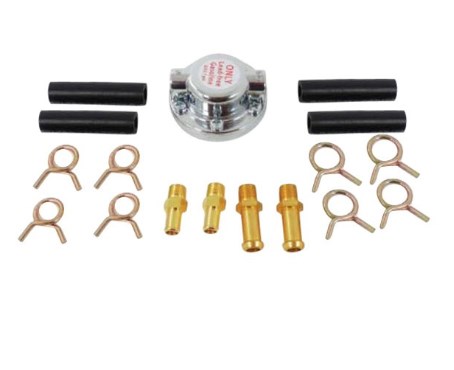 R5857 1-6 PSI Chrome Universal Fuel Pressure Regulator