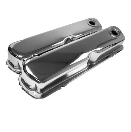 R9237 3.5 in. Steel Valve Covers, Chrome