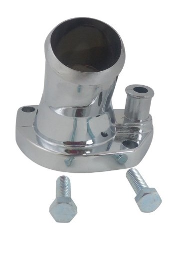 R9440 O-Ring Style Water Neck for 1965-1975 Ford Small Block, Chrome
