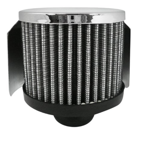 R9516 3 ft. Steel Push-In Open Filter Breather, Chrome
