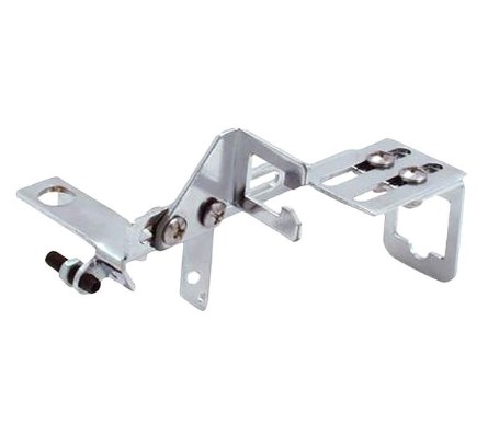 R9620 Chrome Carburetor Throttle Bracket for 2BBL-4BBL