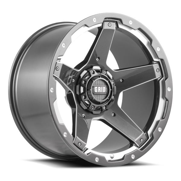 4A20120CIN 20 x 12 in. Insert Center Cap Wheels - Chrome