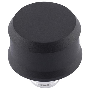 141862 2.5 in. Round Crankcase Breather Cap - Black