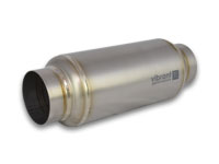 17530 3 in. Inlet & Outlet x 12 in. long Titanium Resonator