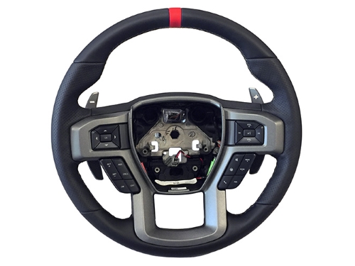 3600F15RRD Performance Raptor Steering Wheel Kit with Red Sightline for 2016-2017 F150